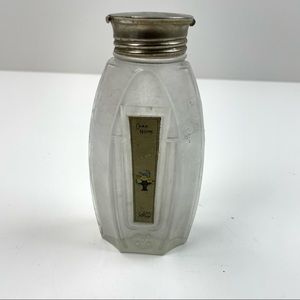 Vintage Art Deco Cara Nome Powder Talc Bottle